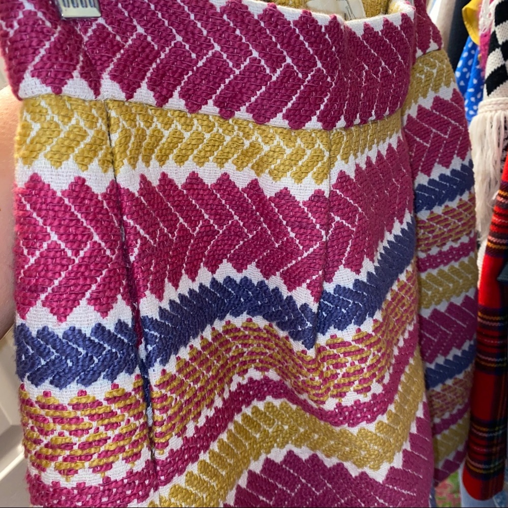 Anthropologie nomad multicolor stripe cotton skirt - Picture 5 of 10